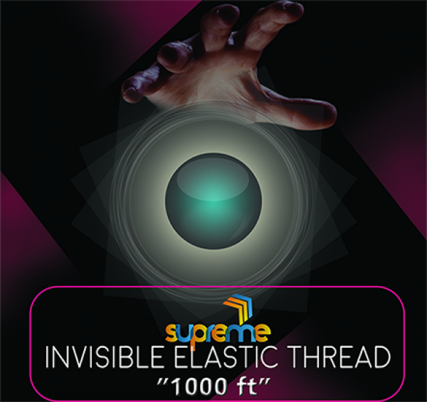 Unsichtbarer Faden - Elastisch - (300m Spule) von Supreme Magic World