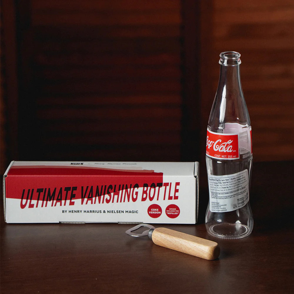 Ultimate Vanishing Bottle (Coke) by Henry Harrius & Nielsen Magic