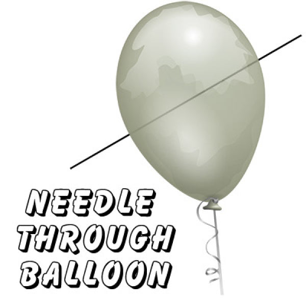 Ballonnadel, incl. 10 Ballons