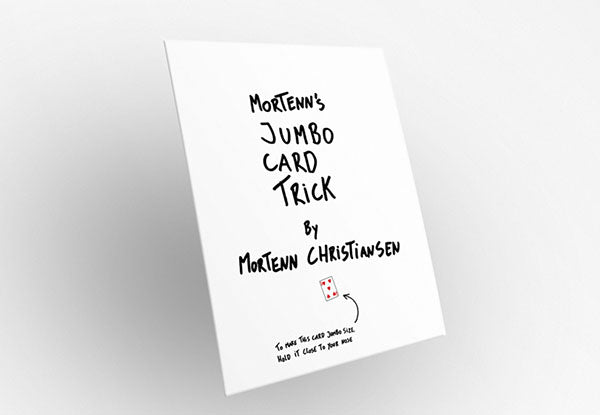 Mortenn's Jumbo Card Trick by Mortenn Christiansen