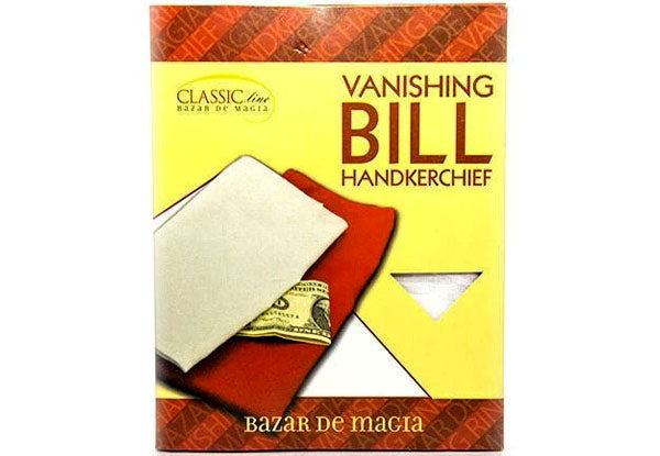 Vanishing Bill Handkerchief (White) by Bazar de Magia